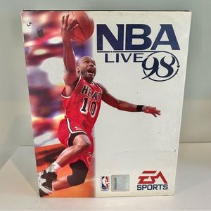 NBA Live 98 Rare Big Box Version for PC CD-ROM  EA SPORTS Vintage Computer Game